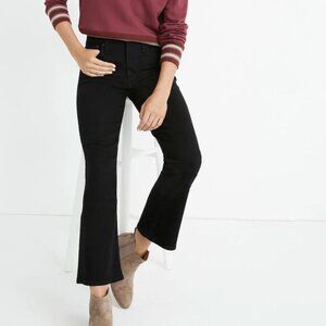 Madewell Cali Demi-Boot Jeans in Black Size 26
